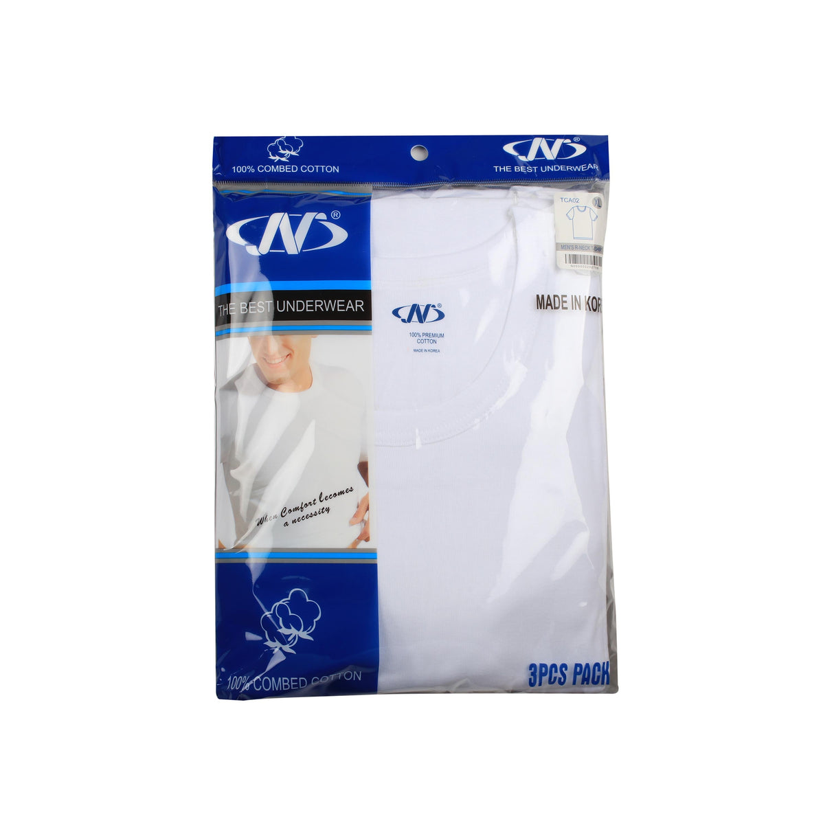 MEN T-SHIRT R-NECK PACK 3 PIECES