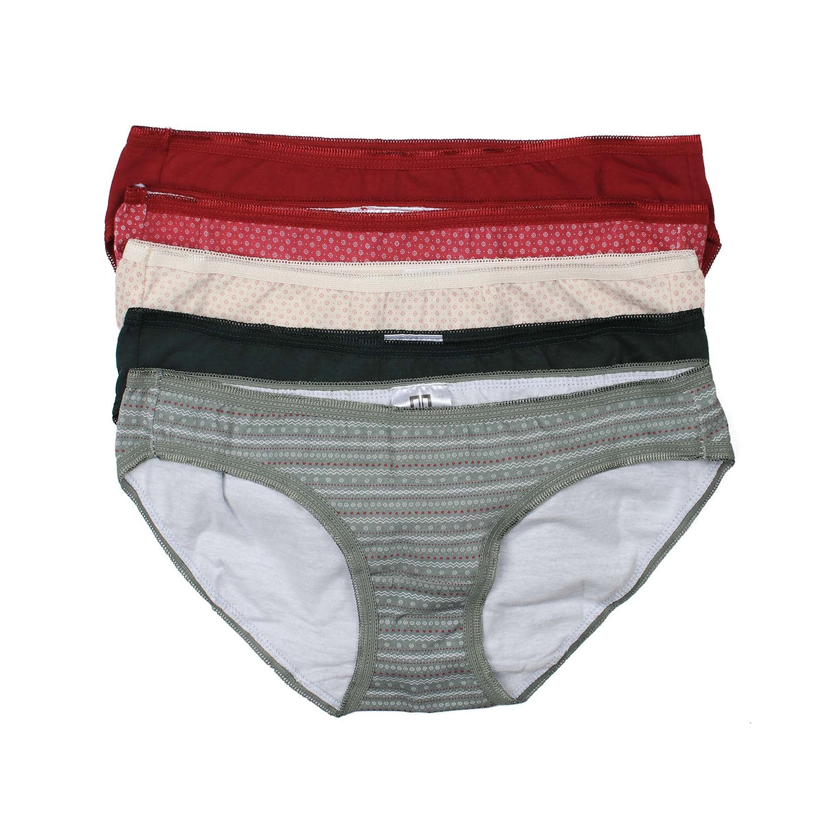 LADIES BASIC BRIEF 5 PIECES SET