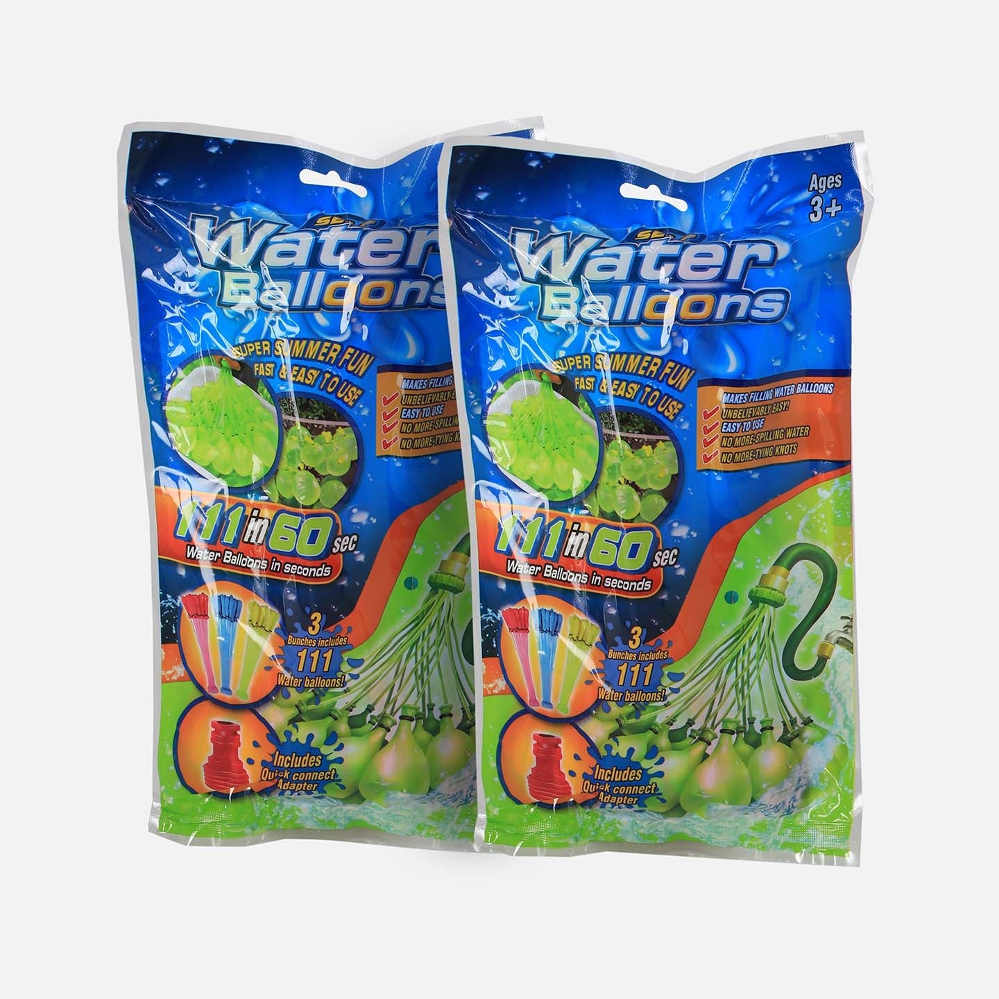 WATER BALLOON (111 PCS X 2 PKT)