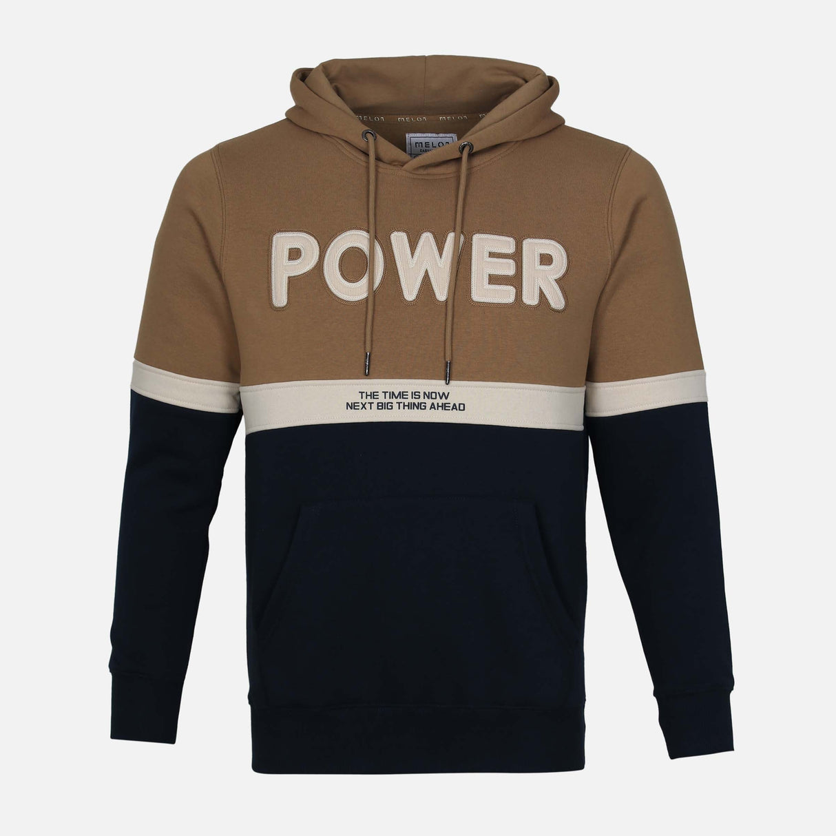 MEN REGULAR FIT PULLOVER HOODED