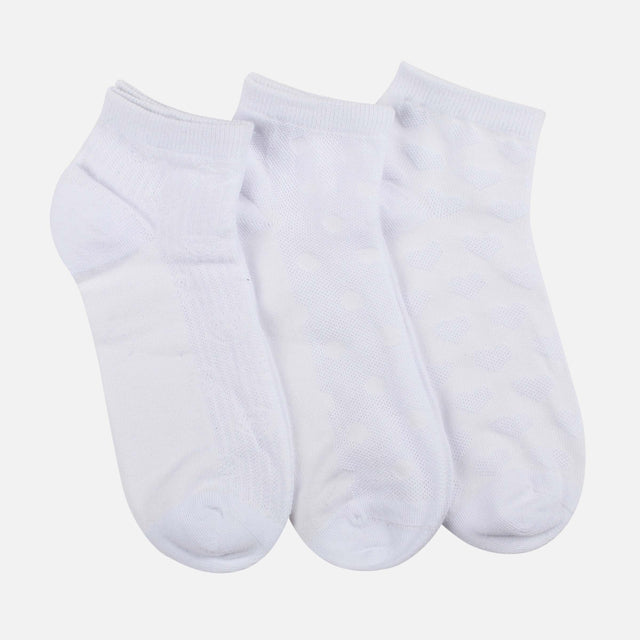 GIRLS SCHOOL ANKLE SOCKS 3 PAIRS