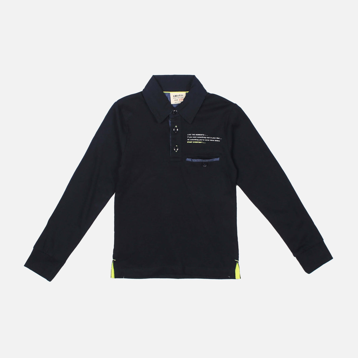 BOYS POLO LONG SLEEVE