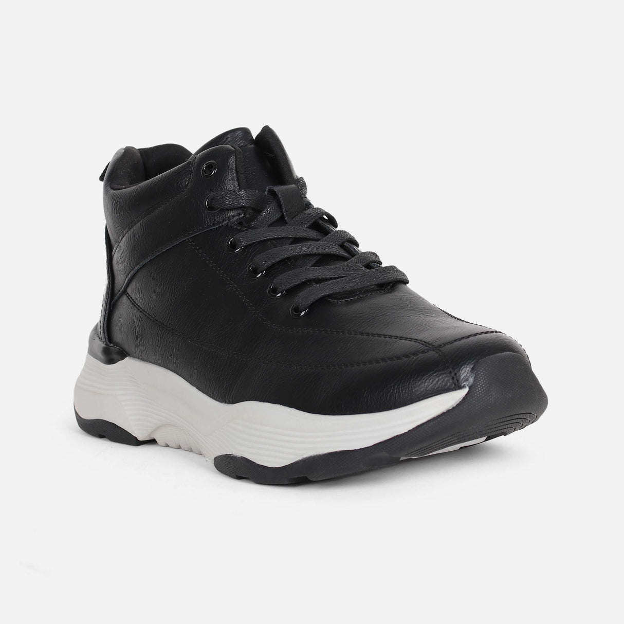 MEN CASUAL LACE-UP BOOTS