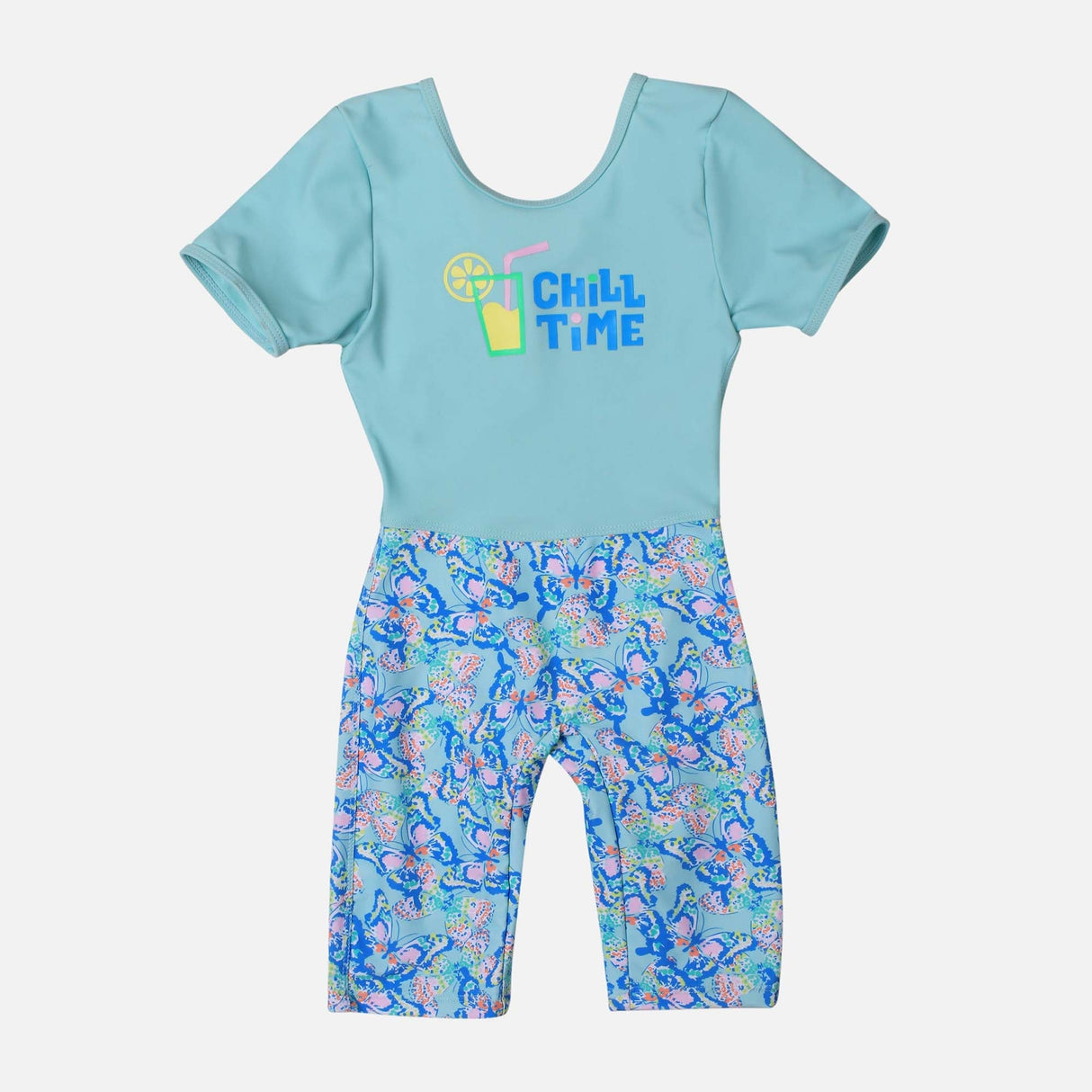 GIRLS BOYLEG SWIMSUIT