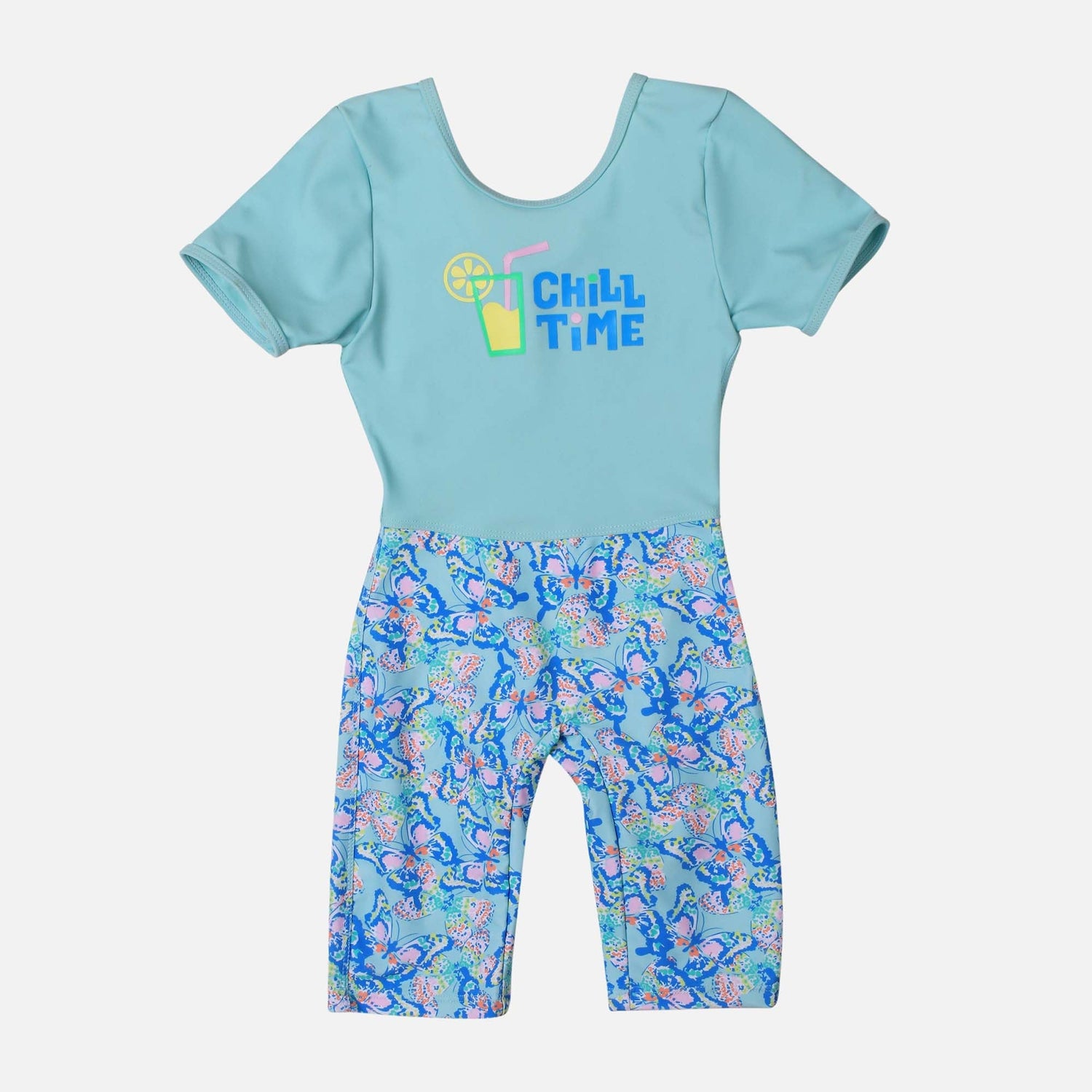 GIRLS BOYLEG SWIMSUIT