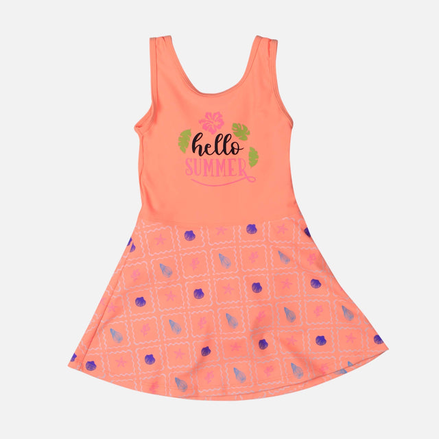 GIRLS SWIM DRESS