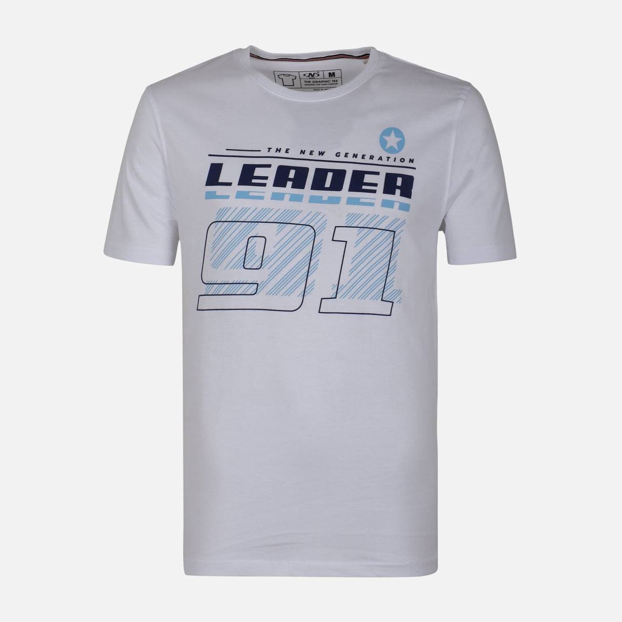 MEN GRAPHIC T-SHIRT ROUND NECK REGULAR FIT