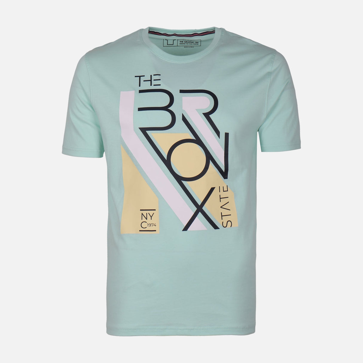 MEN GRAPHIC T-SHIRT ROUND NECK REGULAR FIT