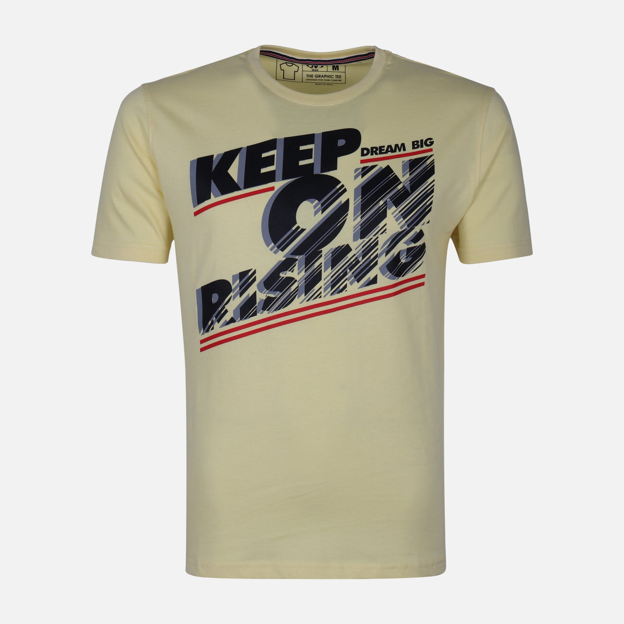 MEN GRAPHIC T-SHIRT ROUND NECK REGULAR FIT