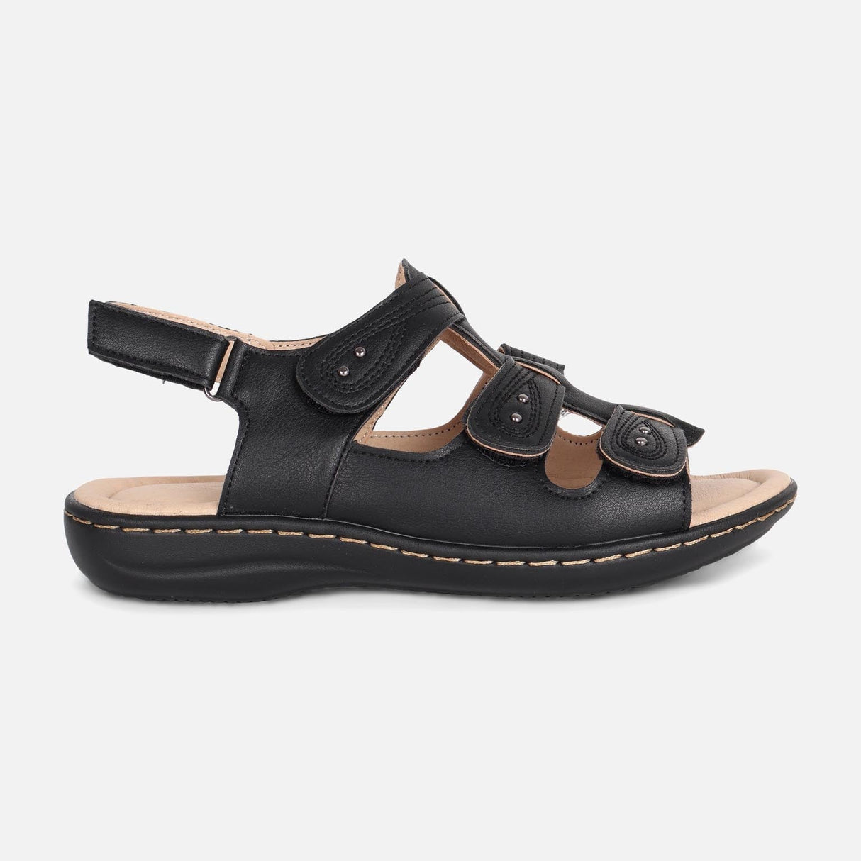 LADIES CASUAL VELCRO SANDALS