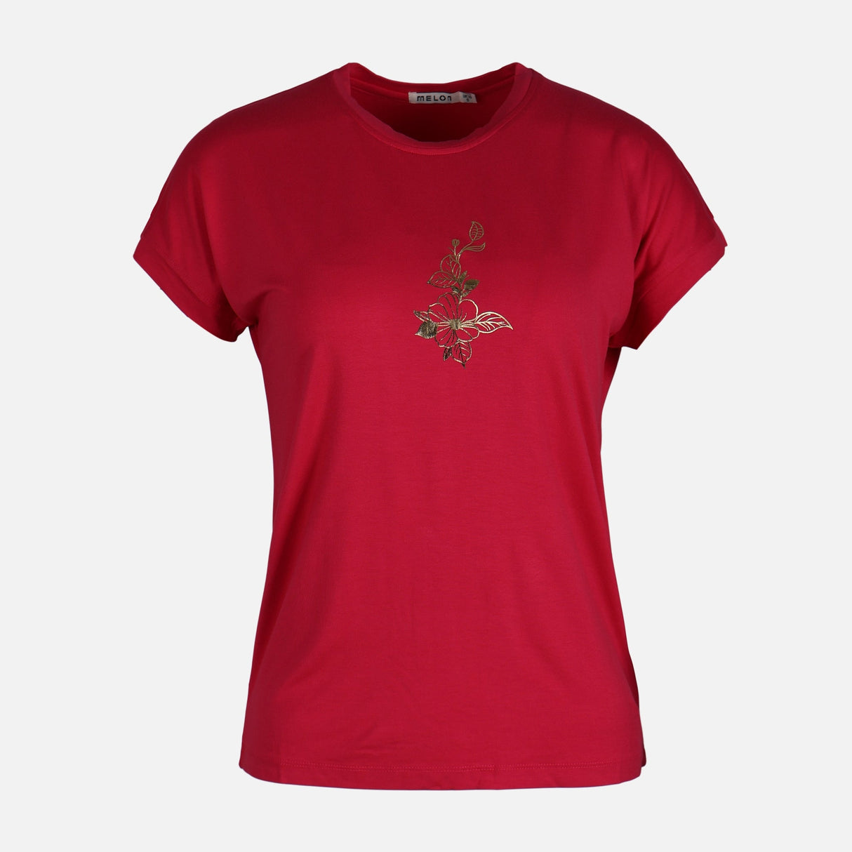 WOMEN VISCOSE LOOSE SHORT SLEEVE TEE