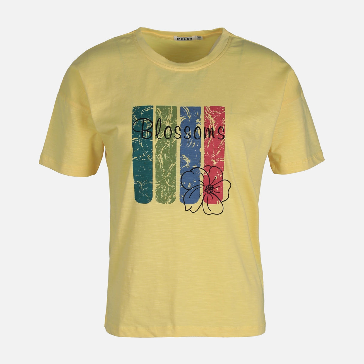 WOMEN SLUB LOOSE SHORT SLEEVE TEE