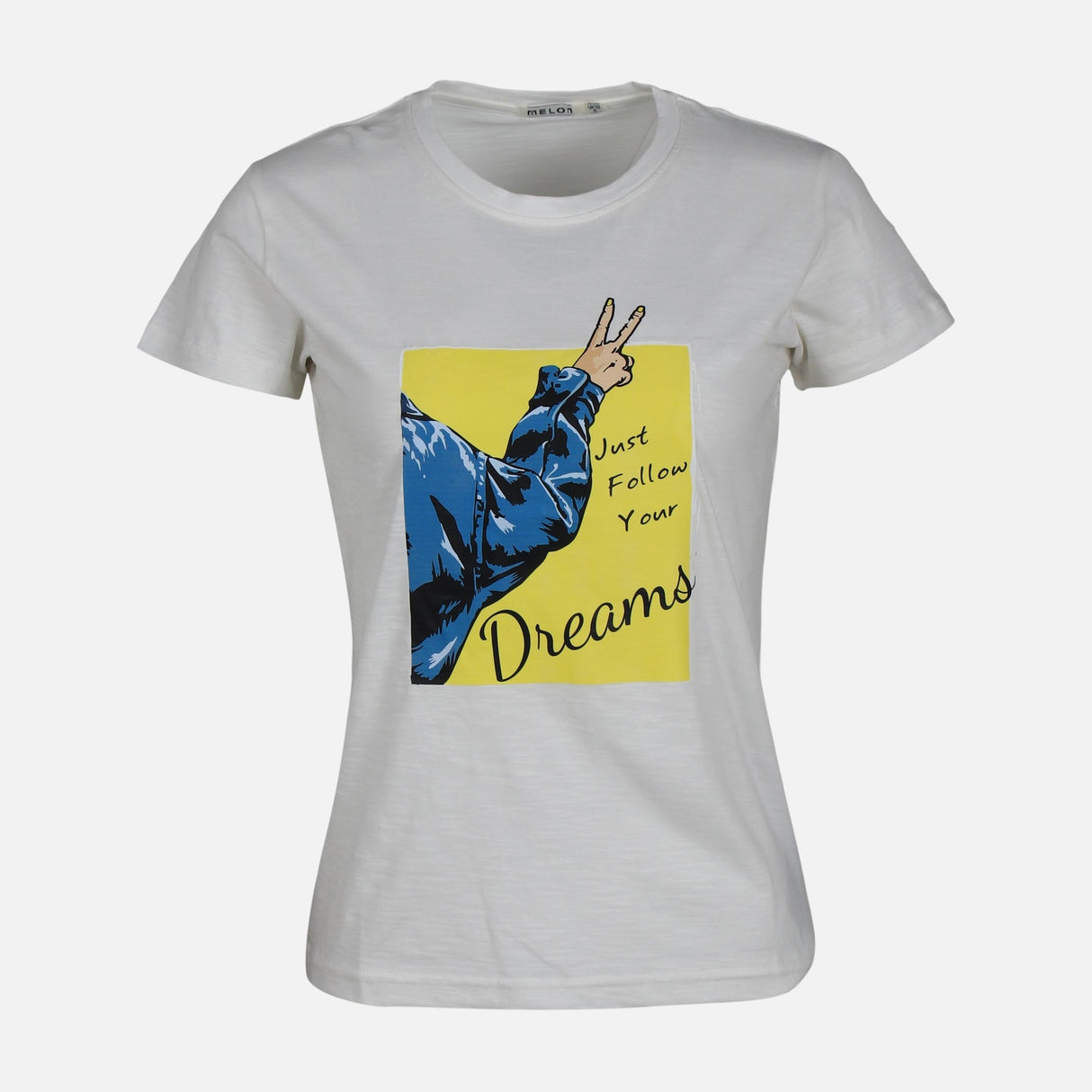 WOMEN SLUB LOOSE SHORT SLEEVE TEE