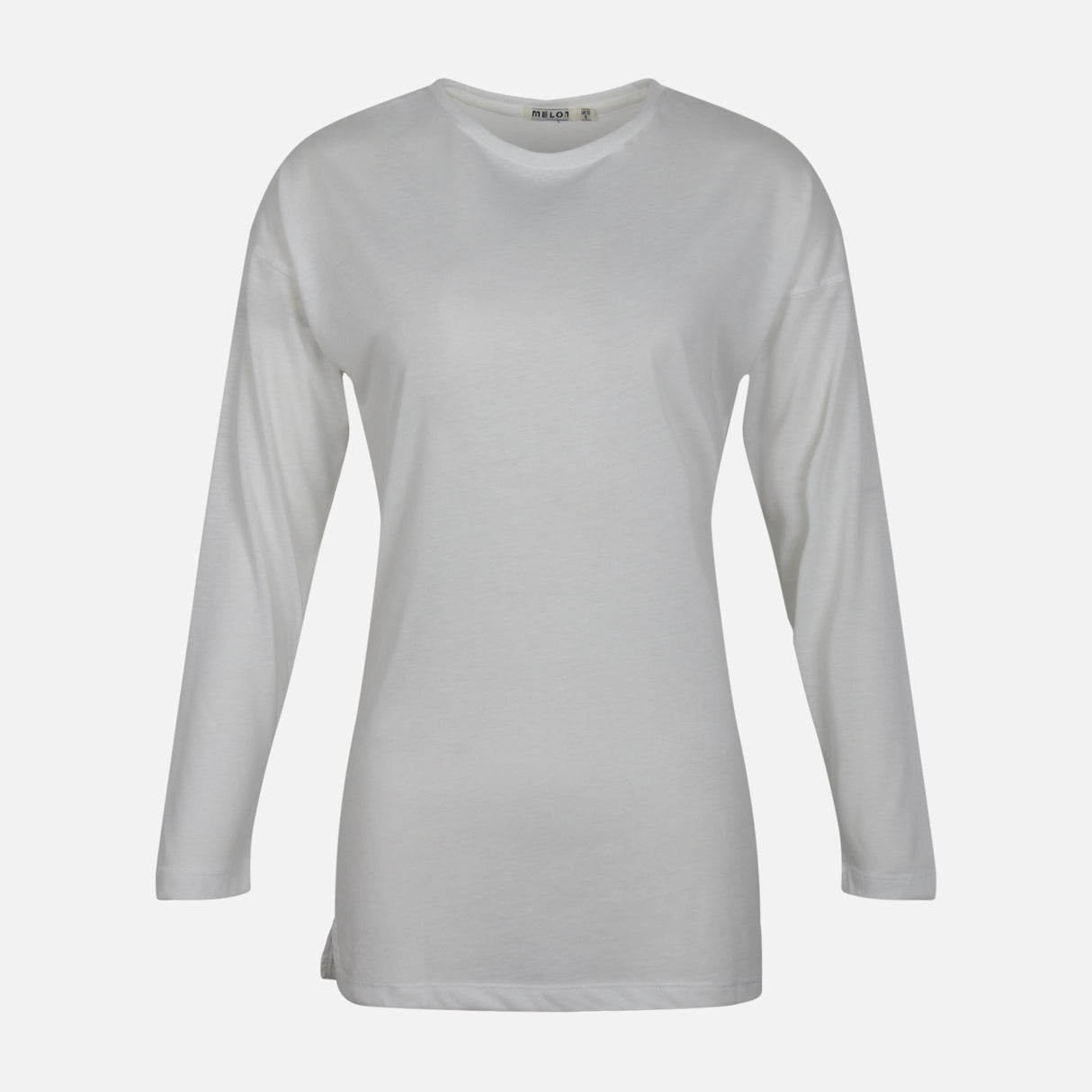 WOMEN RELAXED CREWNECK LONG SLEEVE TEE