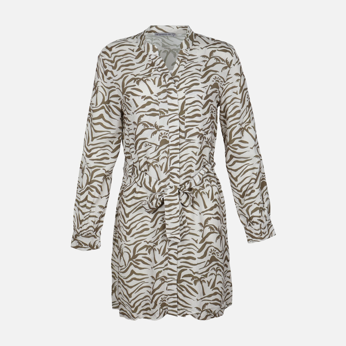 WOMEN WOVEN SHIRT DRESS