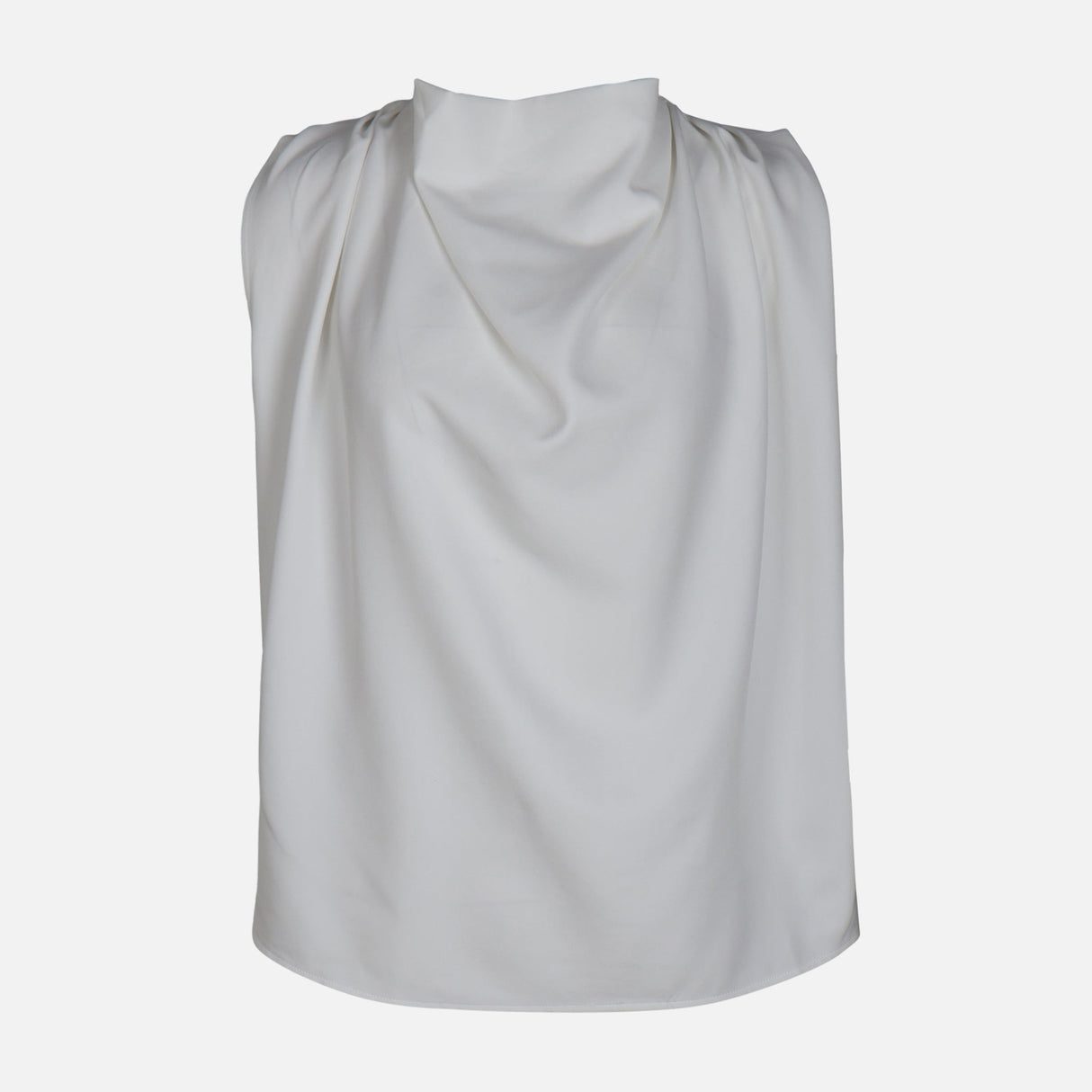 WOMEN BASIC WOVEN SLEEVE LESS TOP