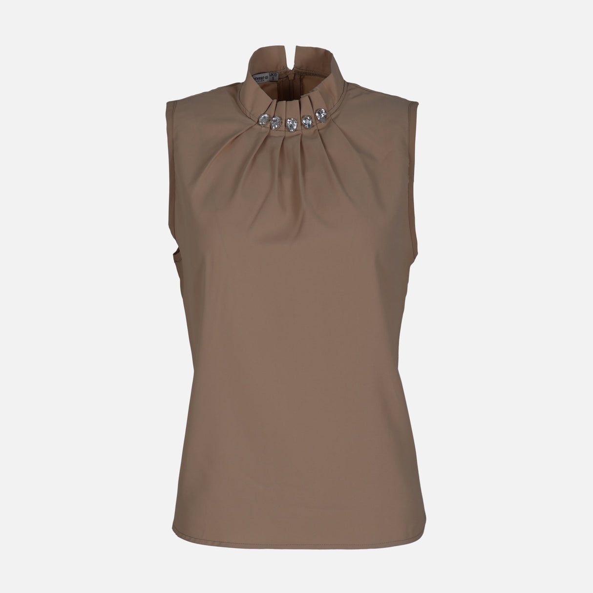 WOMEN SLEEVE LESS WOVEN TOP