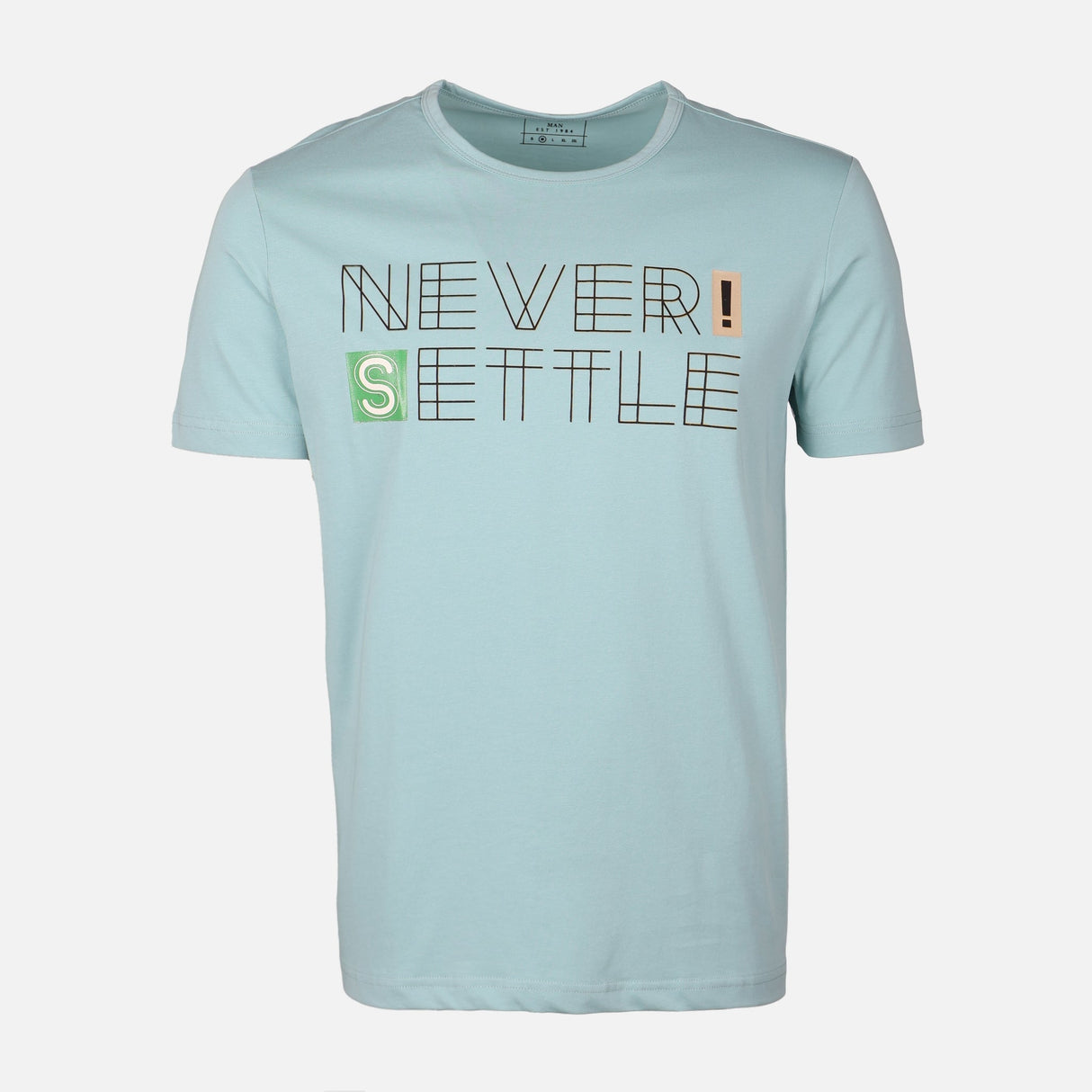 MEN T-SHIRT ROUND NECK REGULAR FIT