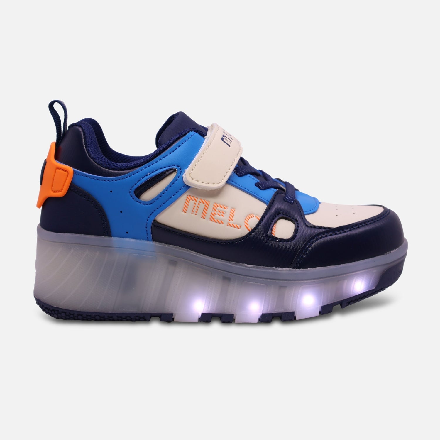 BOYS WHEELS VELCRO LIGHTING SHOES