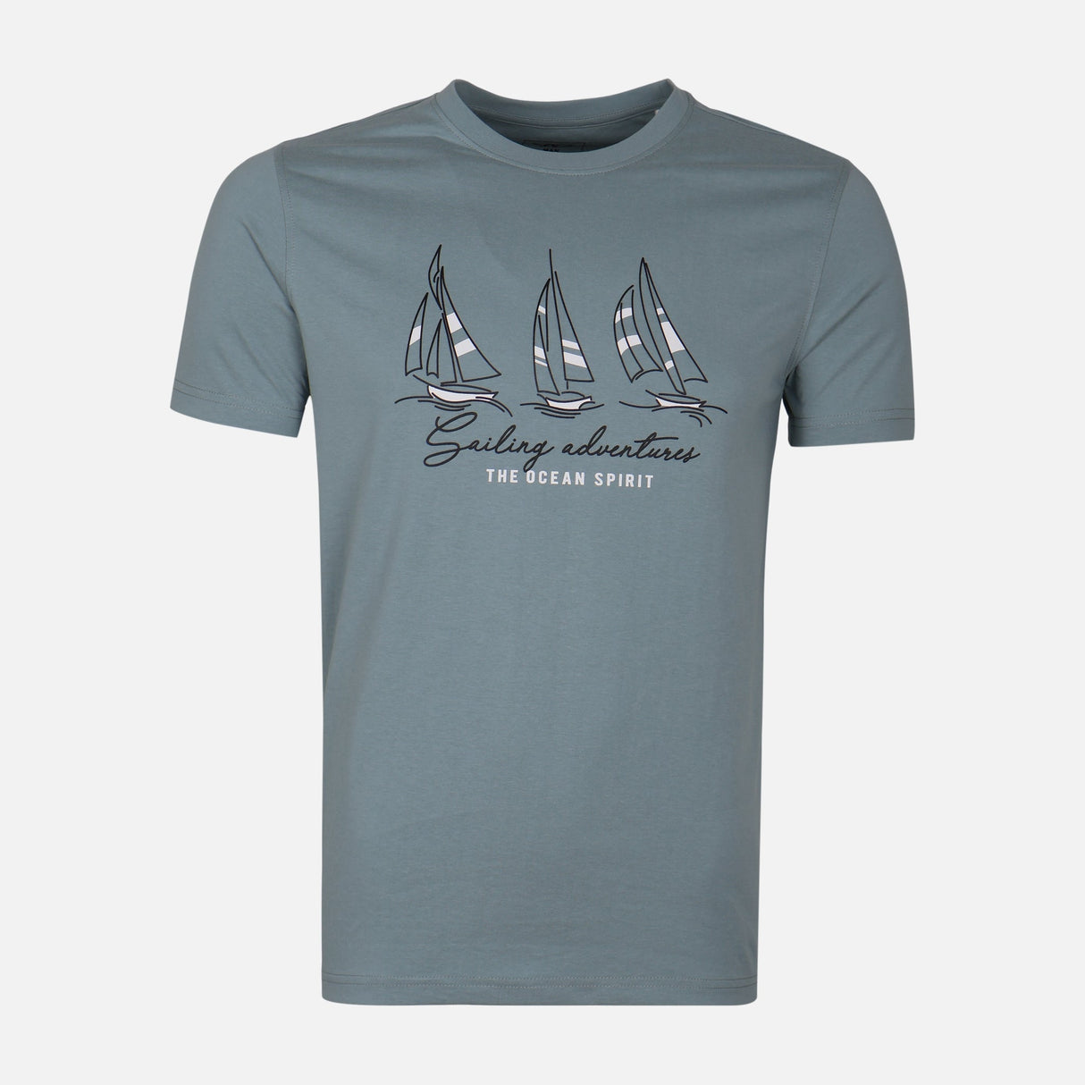 MEN T-SHIRT ROUND NECK