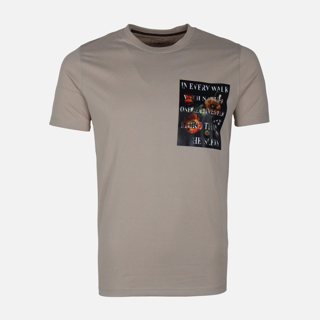 MEN T-SHIRT ROUND NECK