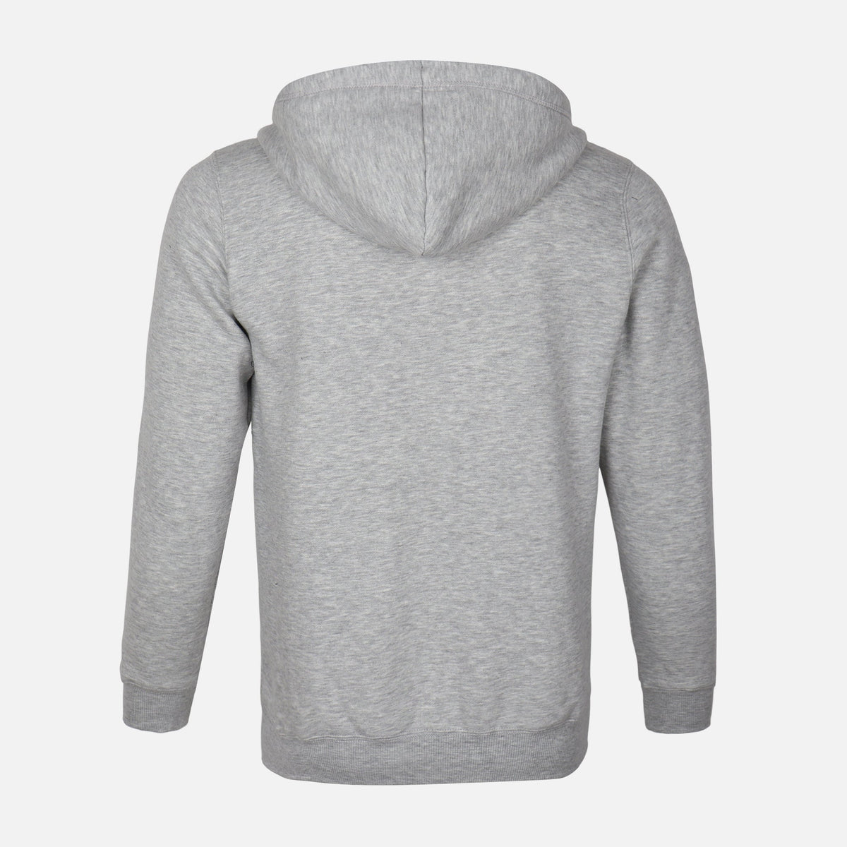 MEN SOLID FLEECE CARDIGAN WITH HOOD