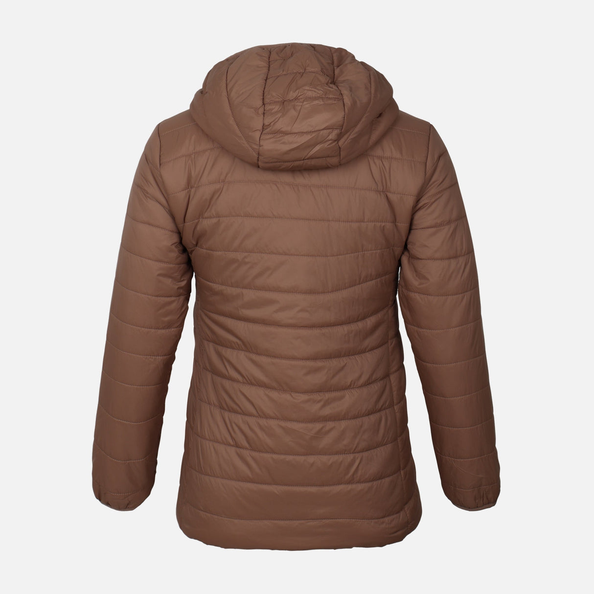 WOMEN BASIC PADDED JACKET WITH HOOD