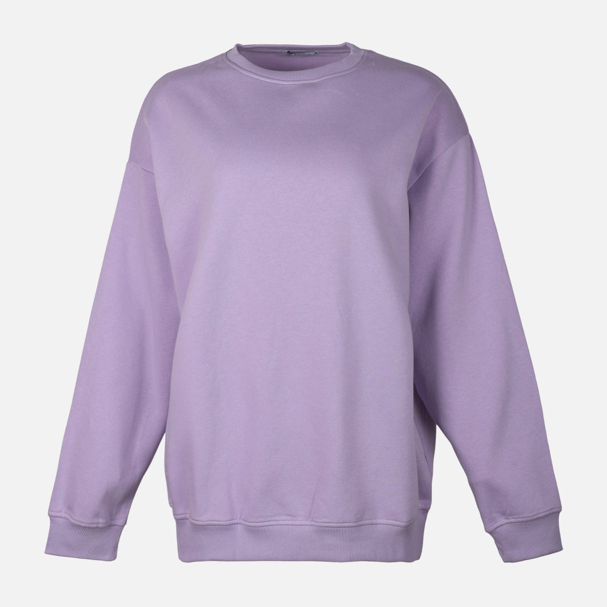 WOMEN FLEECE OVERSIZED LONG SWEATSHIRT