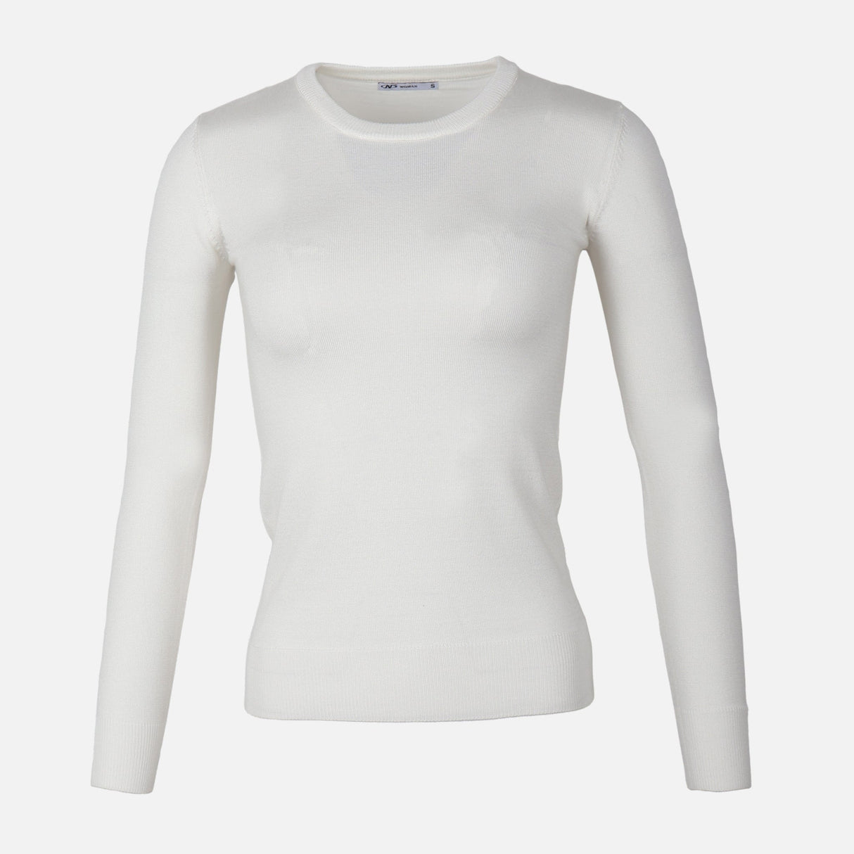 WOMEN BASIC SWEATER CREWNECK