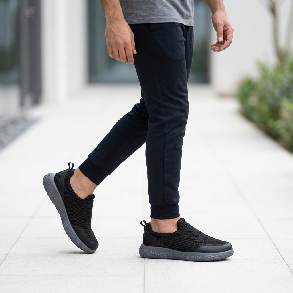 Men Slip-On Mesh Sports Shoes