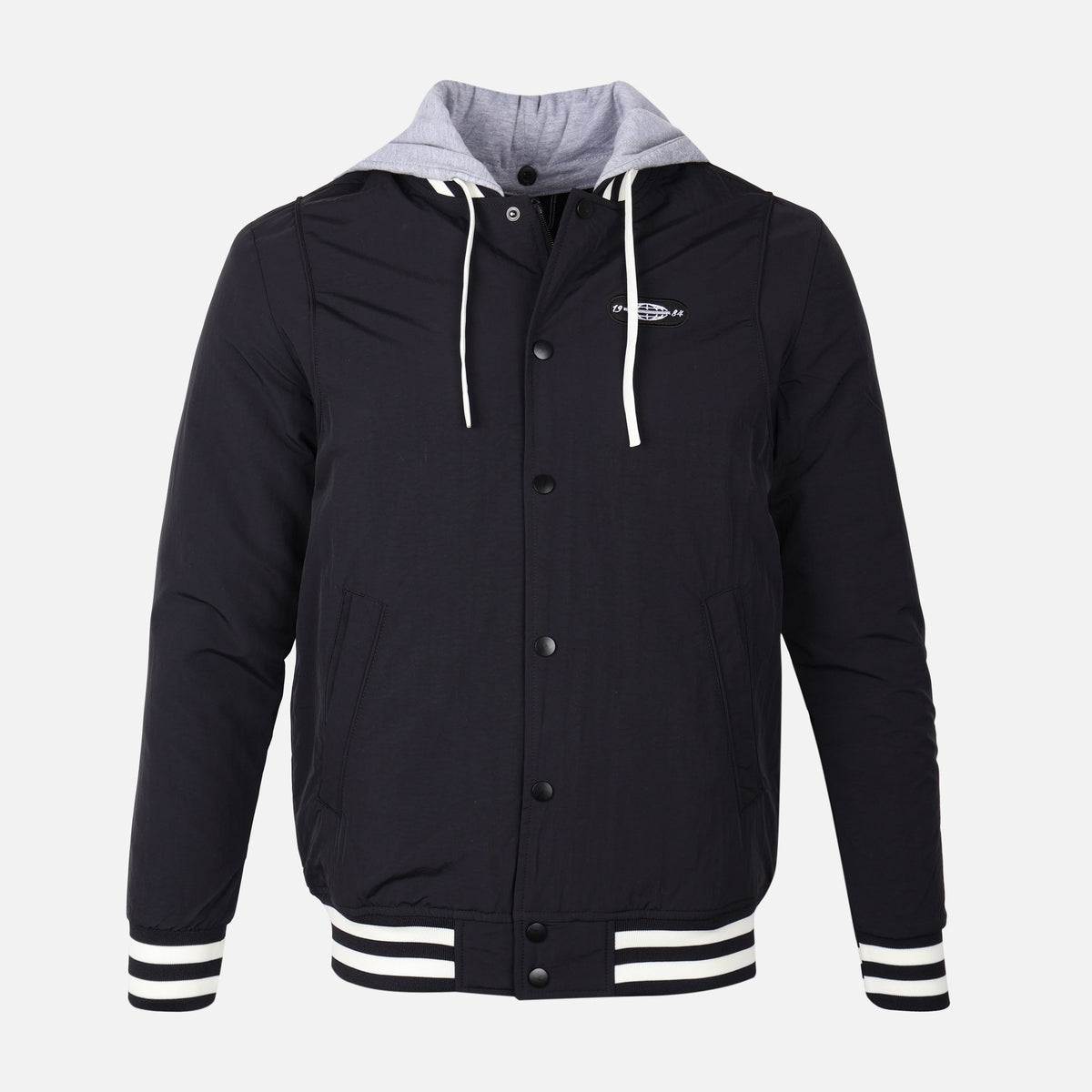 MEN BOMBER JACKET WITH HOOD
