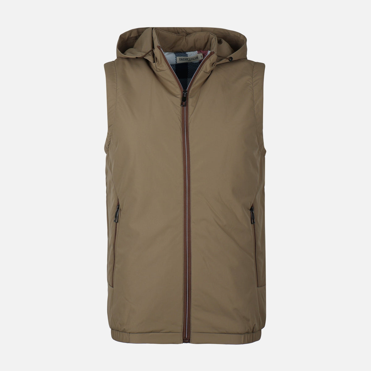 MEN PADDED VEST WITH HOOD