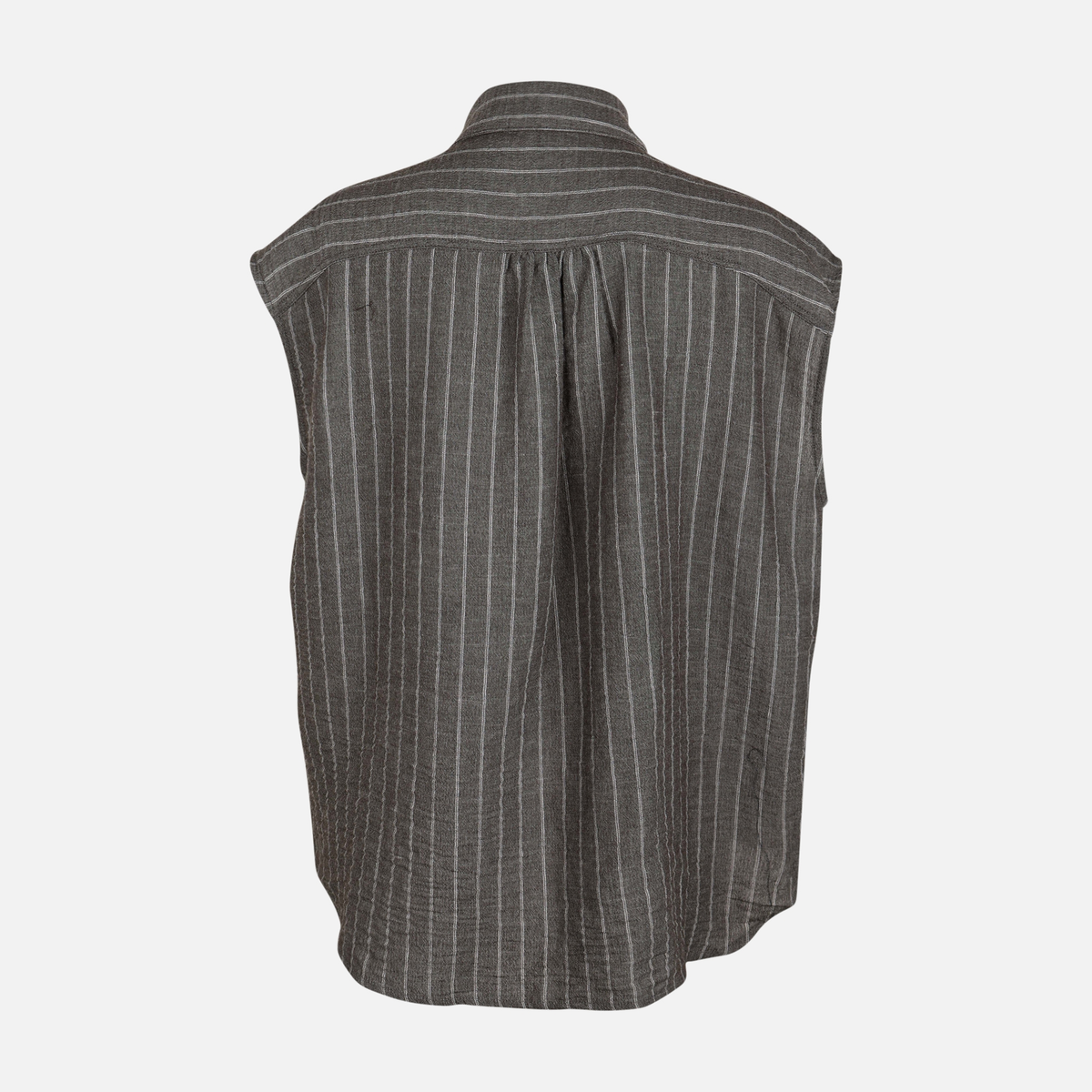 Women Sleeveless Striped Shirt