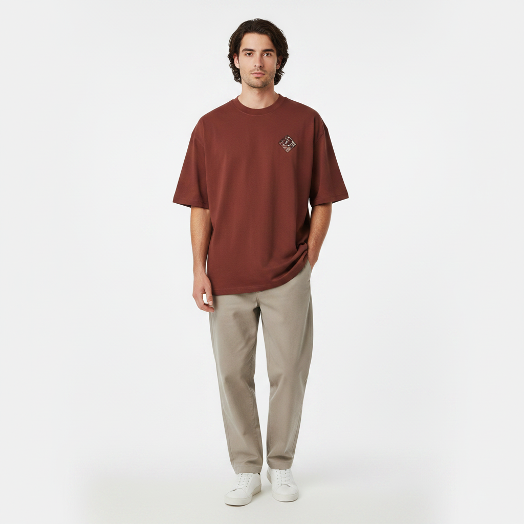 Men Short Sleeve T-Shirt Over Size