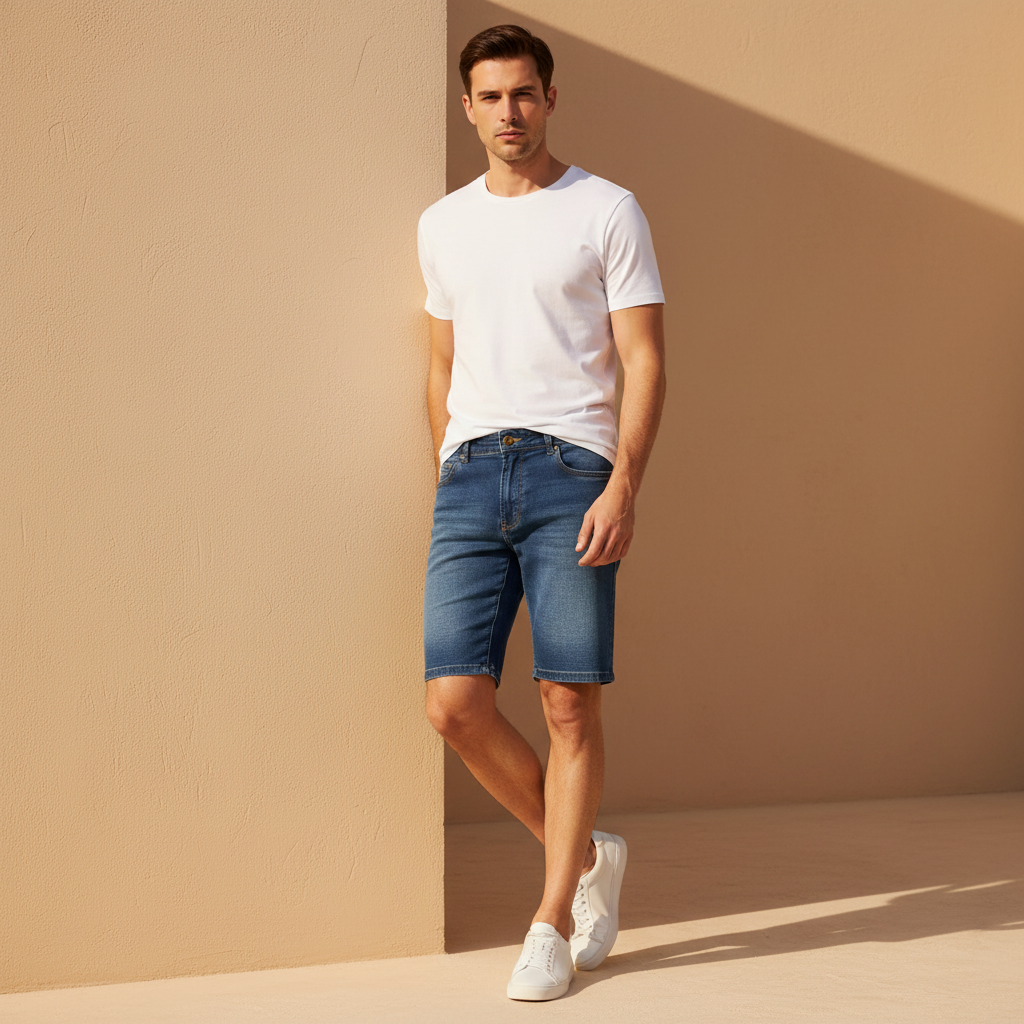 Men Denim Short