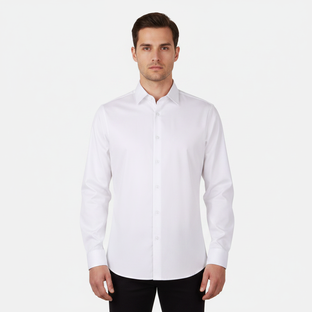 Men Bamboo Formal Long Sleeve Shirt