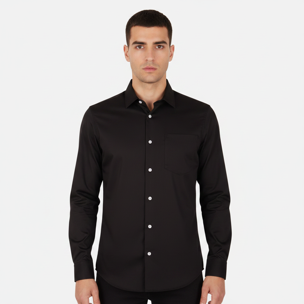 Men Bamboo Formal Long Sleeve Shirt
