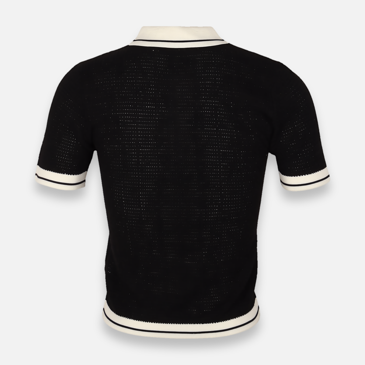 Women Knitted Polo T-Shirt Short Sleeve