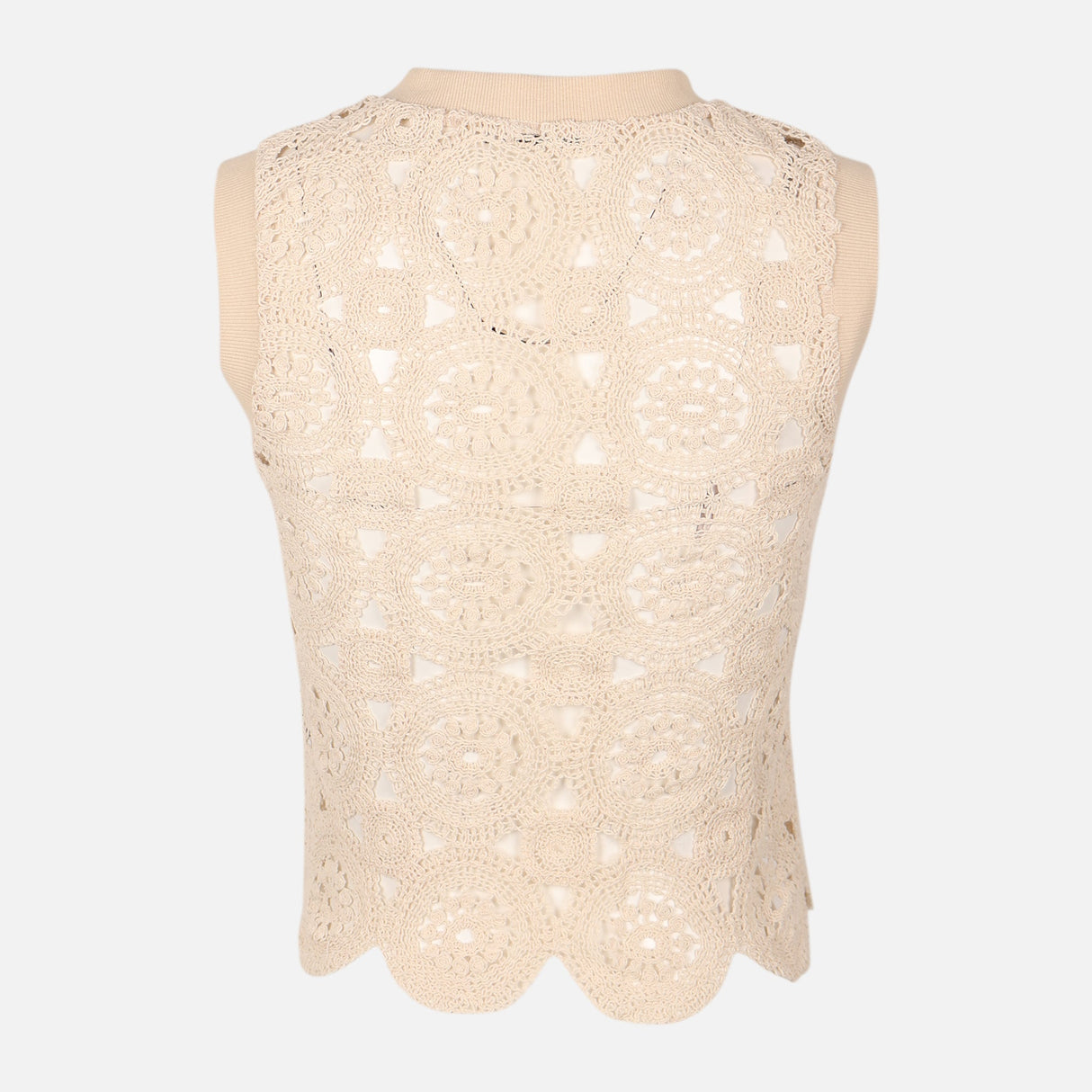 Women Crochet Sleeveless Top