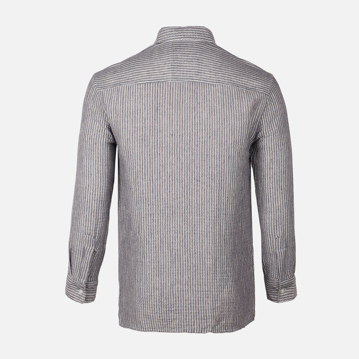 Men Woven Plain Short Sleeve Shirt