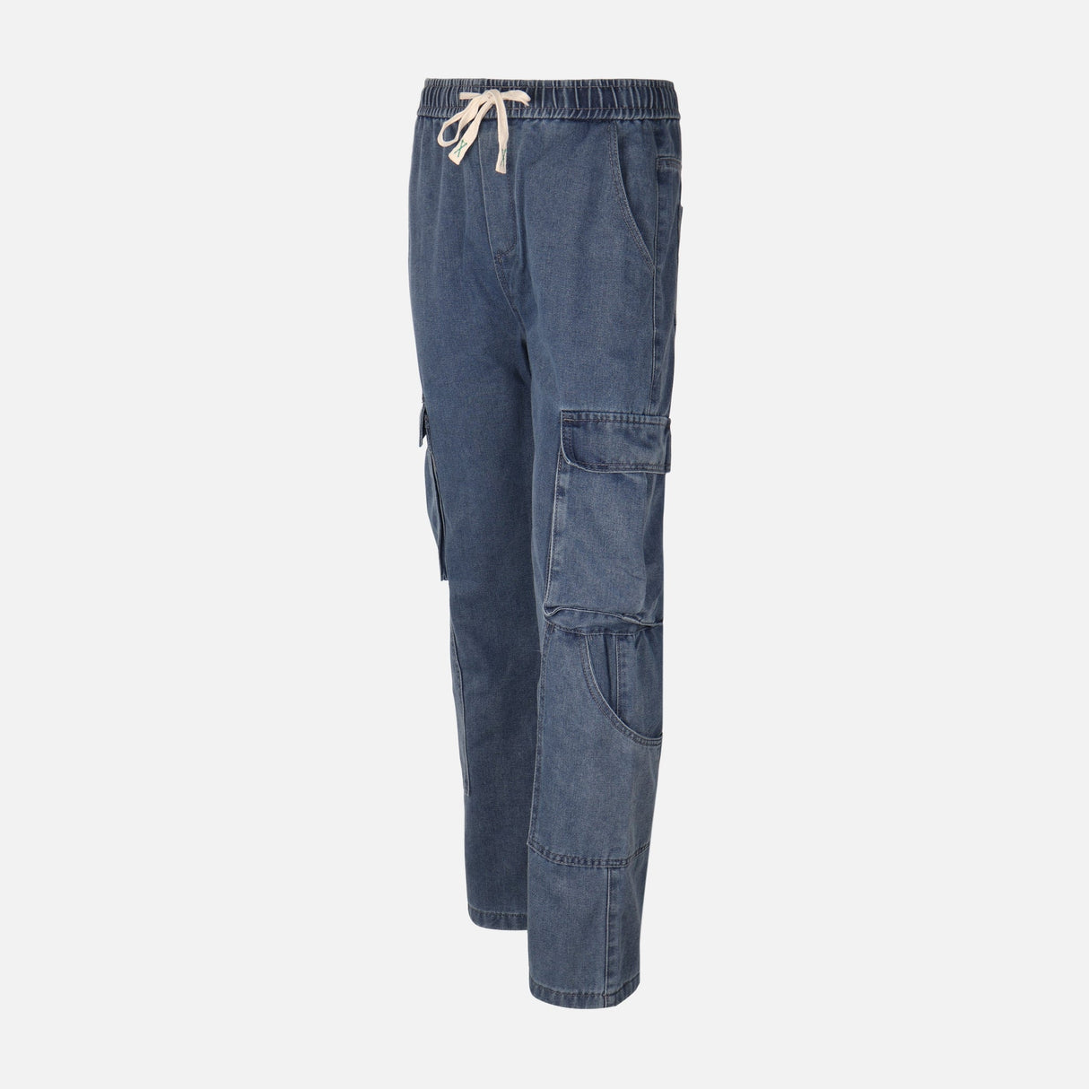 Men Denim Cargo Jogger