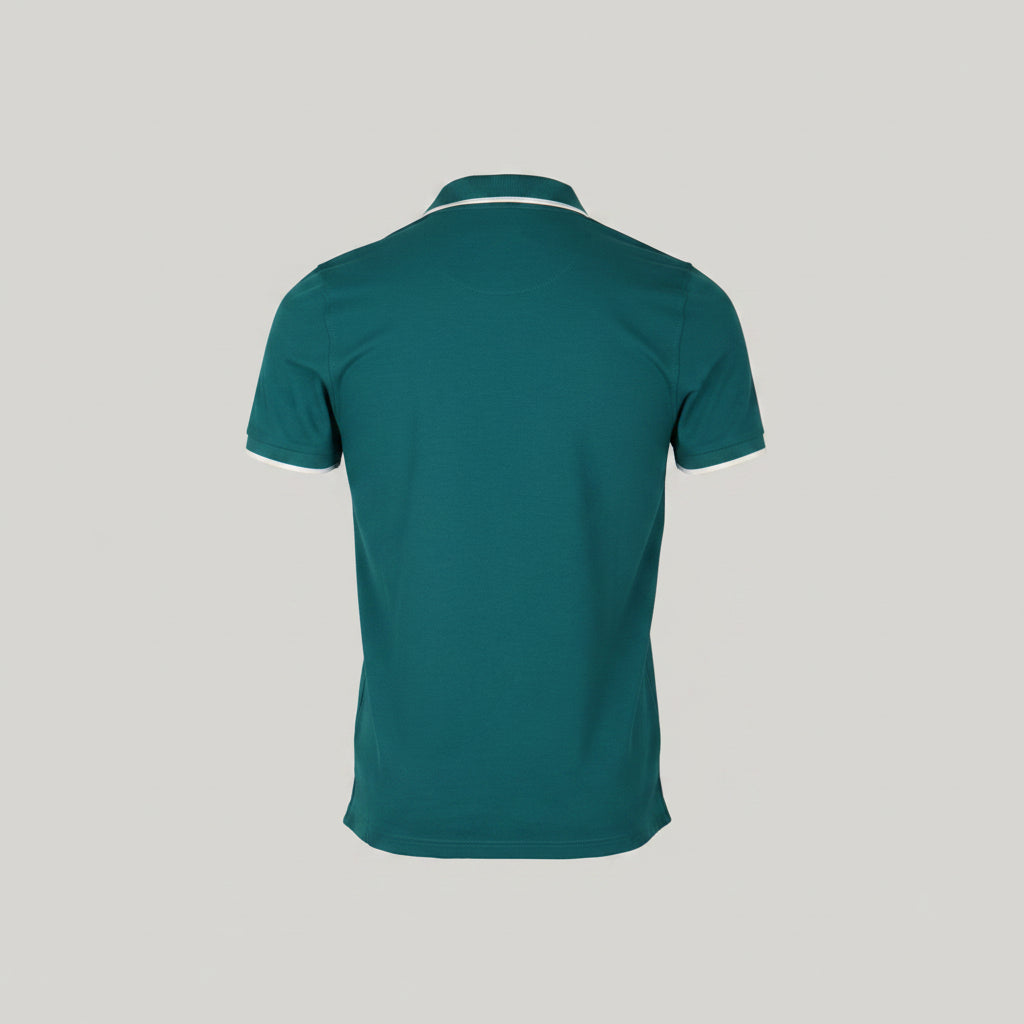 Men Basic Pique Polo T-Shirt Short Sleeve