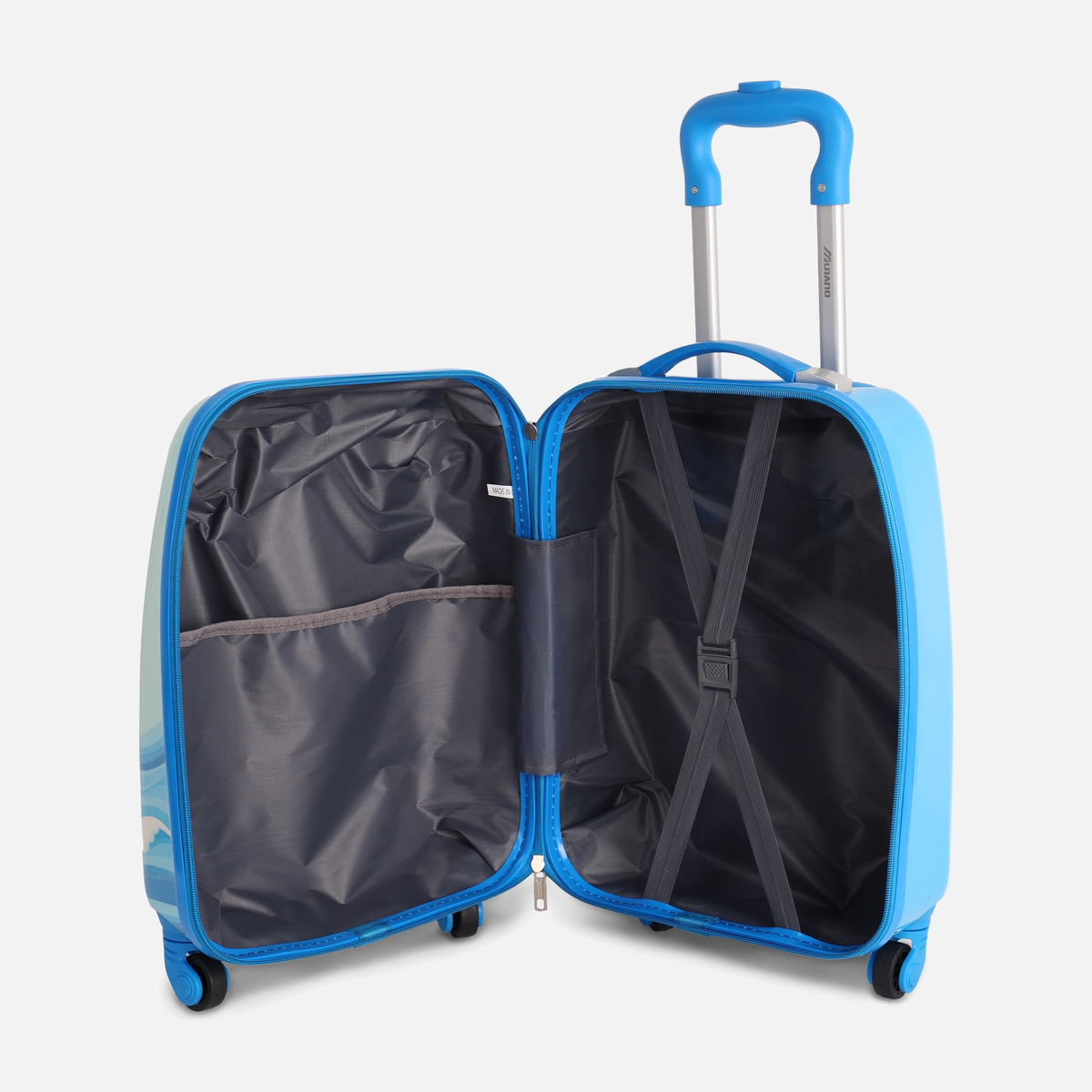 Kids Hardshell Trolley Luggage 18 Inch Dolphin Print