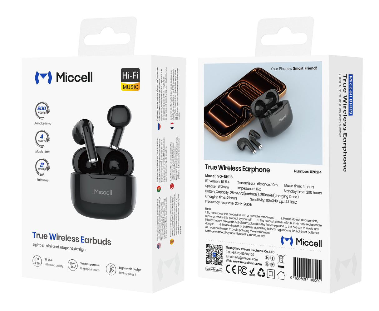 BT EARPHONES V5.4