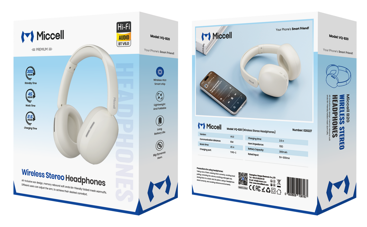 BT HEADPHONES V6.0