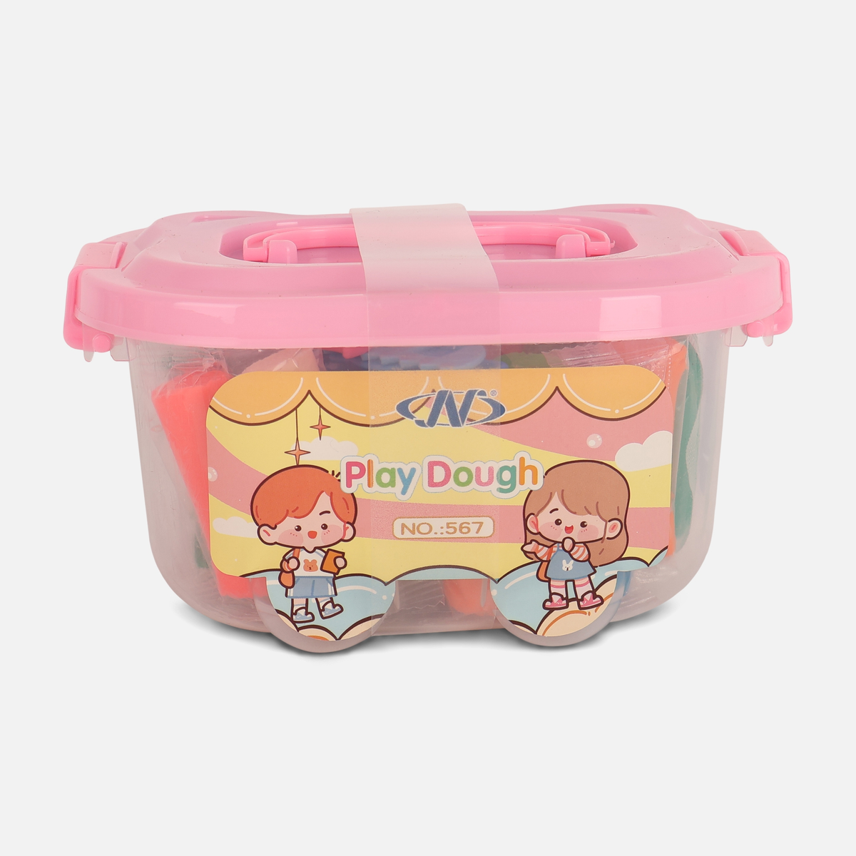 Kids Play Dough Set With Carry Box