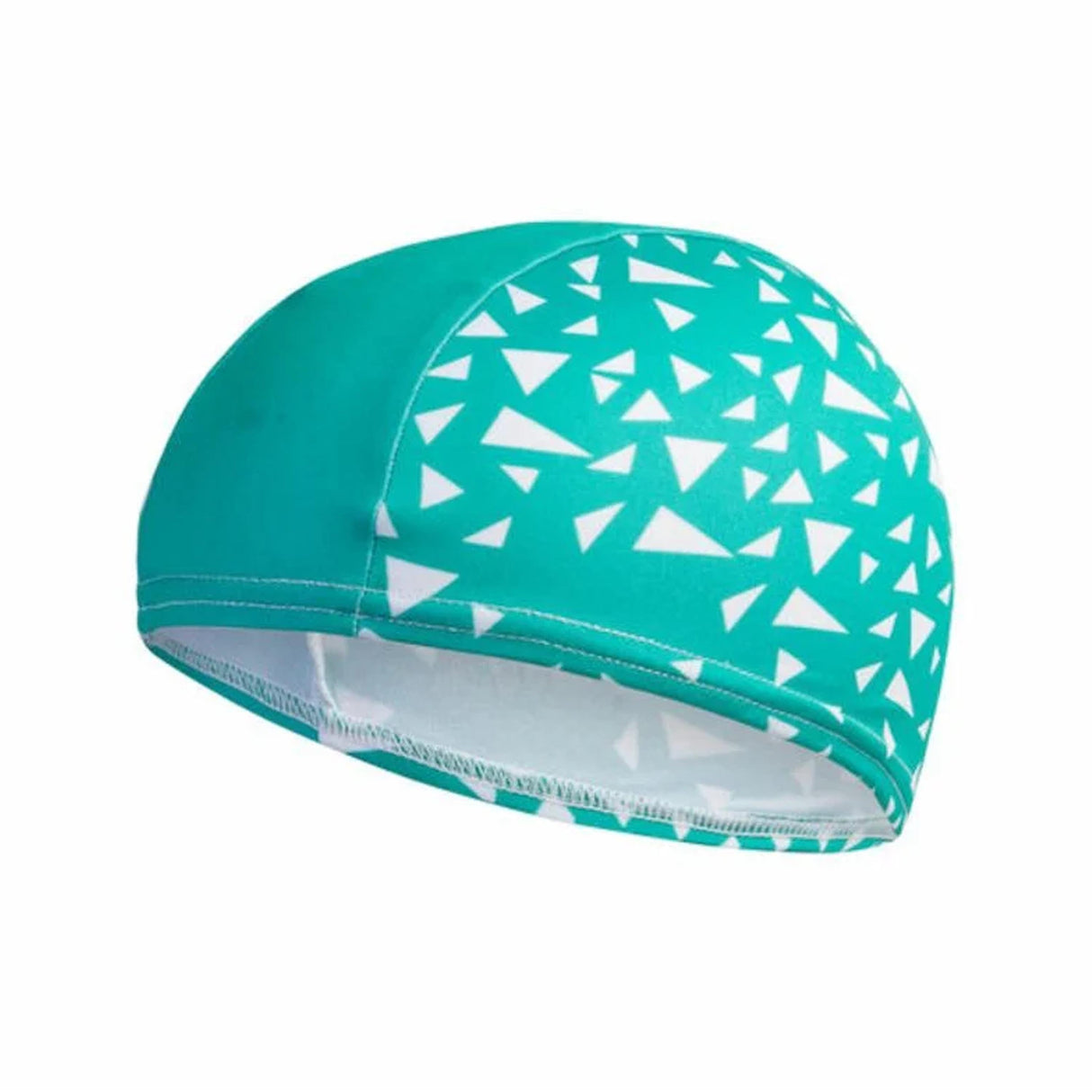 PRINTED POLYESTER SWIM CAP