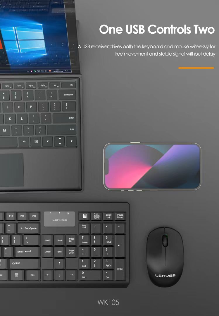 WIRELESS KEYBOARD+MOUSE