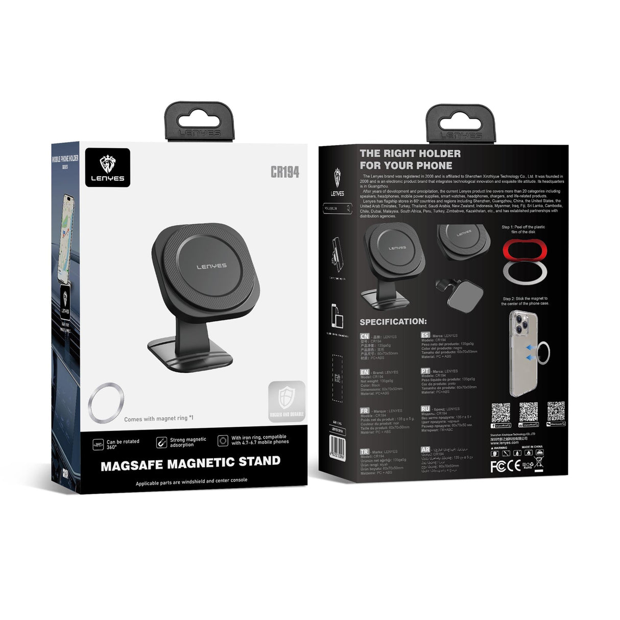 CAR HOLDER 360° ROTATION