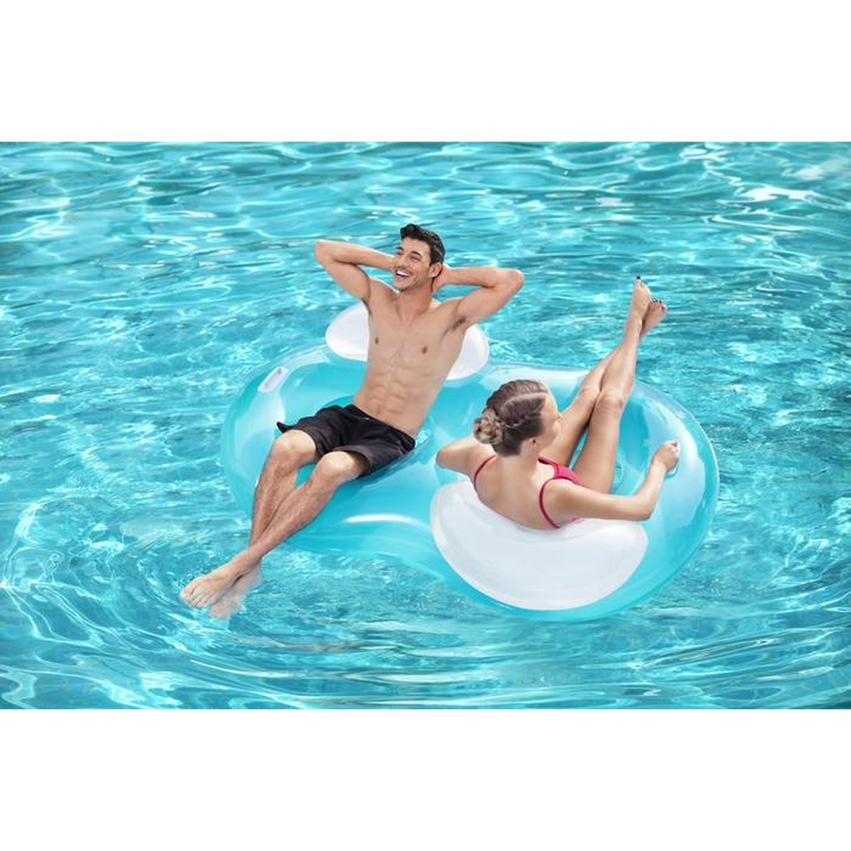BESTWAY DOUBLE RING LOUNGE